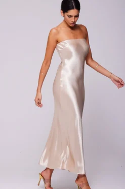 Flash Sale Anna Slip In Champagne Women Dresses