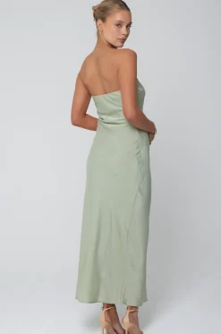 Discount Anna Slip In Sage Women Dresses