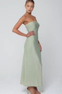 Discount Anna Slip In Sage Women Dresses
