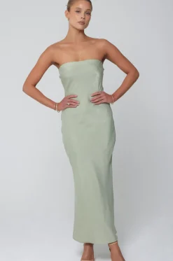 Discount Anna Slip In Sage Women Dresses