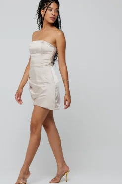 Online Cindy Mini In Champagne Women Dresses