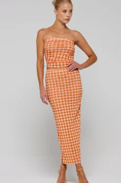 Clearance Clyde Mesh Skirt In Solstice Women Bottoms