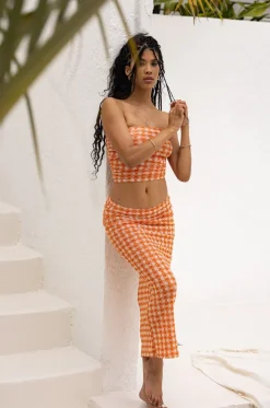 Clearance Clyde Mesh Skirt In Solstice Women Bottoms