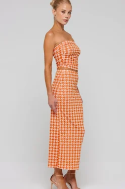 Clearance Clyde Mesh Skirt In Solstice Women Bottoms