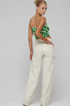Discount Elsa Cargo Pant In Cream Women Bottoms