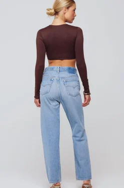 Hot Emily Top In Chocolate Women Tops