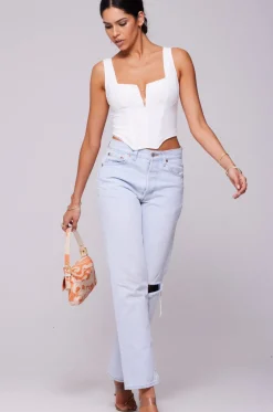 Best Gigi Corset In White Women Tops