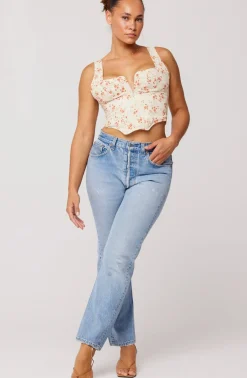 Cheap Gigi Corset In Wildflower Women Tops