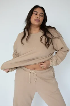 New Gunner Sweatshirt In Sand Women Tops