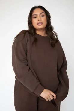 Cheap Gunner Sweatshirt In Tobacco Women Tops