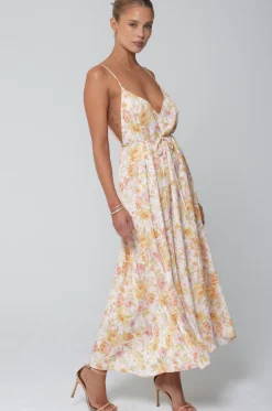 Cheap Hannah Midi In Gardenia Women Dresses