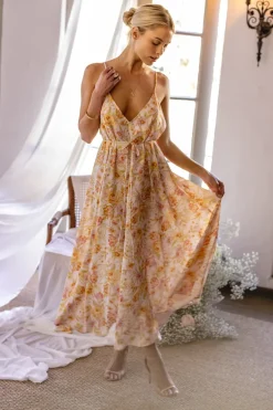 Cheap Hannah Midi In Gardenia Women Dresses