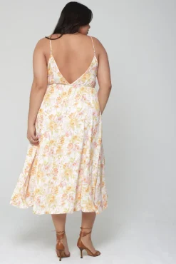 Cheap Hannah Midi In Gardenia Women Dresses