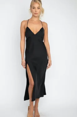 Cheap Harper Midi Dress In Black Women Dresses