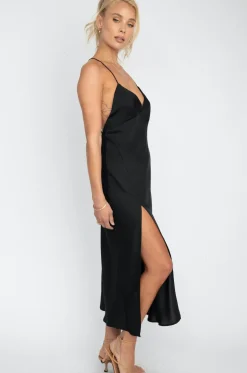 Cheap Harper Midi Dress In Black Women Dresses