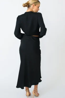 Discount Isla Skirt In Black Women Bottoms