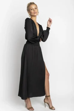 Shop Jade Maxi In Black Women Dresses