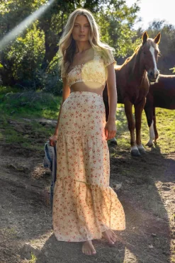 Online Jamie Skirt In Wildflower Women Bottoms