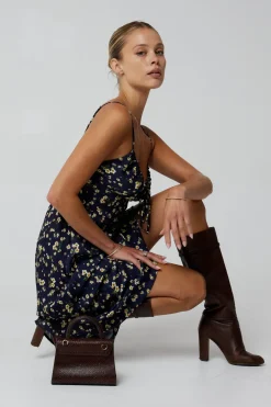 Cheap Kaitlyn Midi In Midnight Women Dresses