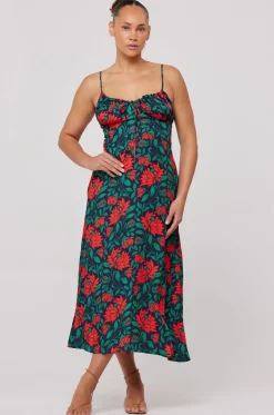 Sale Kaitlyn Midi In Mistletoe Women Dresses