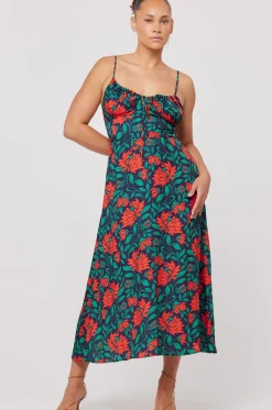 Sale Kaitlyn Midi In Mistletoe Women Dresses