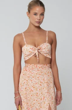 Shop Katie Crop In Sunstone Women Tops
