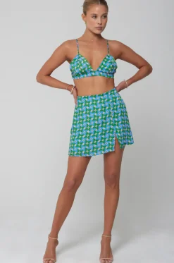 Fashion Kenzie Skirt In Oasis Women Bottoms
