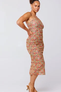 Shop Kiele Mesh Dress In Fleetwood Women Dresses