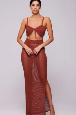 Clearance Kori Skirt In Brick Women Bottoms