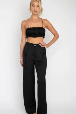 Fashion Lucy Top In Black Women Tops