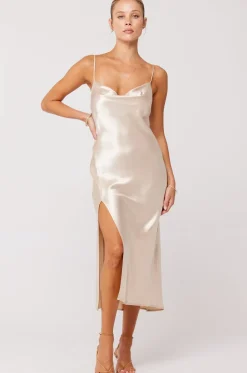 Shop Madison Slip In Champagne Women Dresses