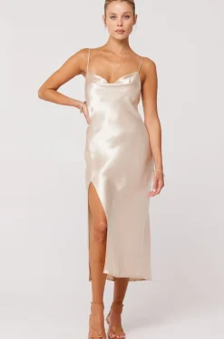 Shop Madison Slip In Champagne Women Dresses