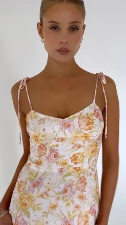 Cheap Mandi Dress In Gardenia Women Dresses
