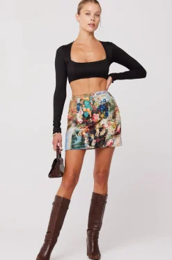Outlet Mazzy Mini Skirt In Shakespeare Women Bottoms