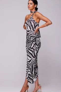 Online Nicole Mesh Midi In Tigris Women Dresses