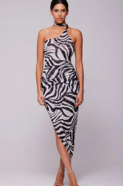 Online Nicole Mesh Midi In Tigris Women Dresses