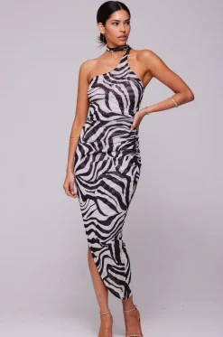 Online Nicole Mesh Midi In Tigris Women Dresses