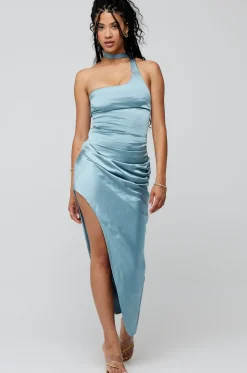 Cheap Nicole Midi In Slate Women Dresses