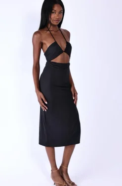 Cheap Nikki Dress In Black Women Dresses