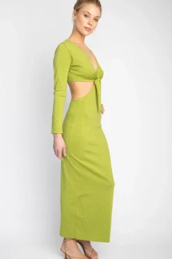 Online Noelle Maxi In Lime Women Dresses
