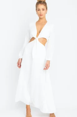 Best Sale Noelle Maxi In White Women Dresses