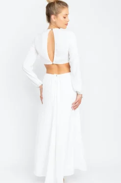 Best Sale Noelle Maxi In White Women Dresses