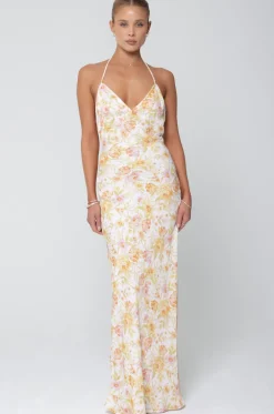 Shop Pfeiffer Dress In Gardenia Women Dresses