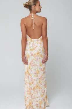 Shop Pfeiffer Dress In Gardenia Women Dresses
