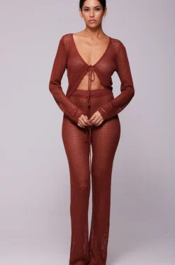 Discount Rachel Pant In Brick Women Bottoms