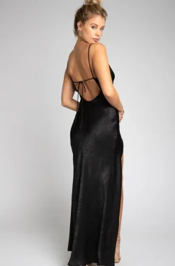 Discount River Slip In Black Women Dresses