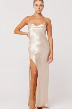 Discount River Slip In Champagne Women Dresses