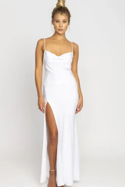 Cheap River Slip In White Women Dresses