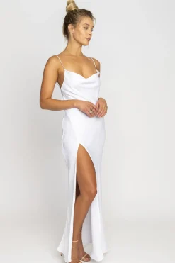 Cheap River Slip In White Women Dresses