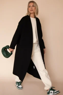 Cheap Ryder Coat In Black Women Tops
